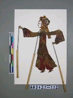 藏品(皮影戲偶—武旦)的圖片